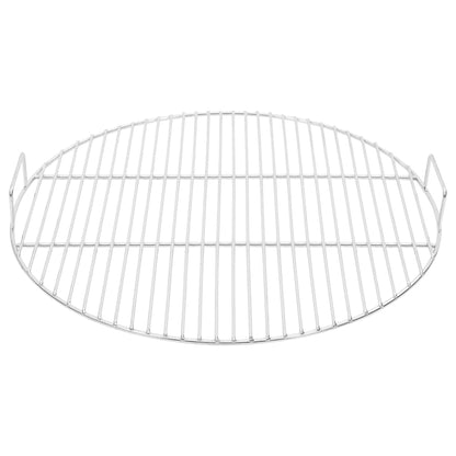 vidaXL BBQ Grill Grate with Handles Round Ø54 cm 304 Stainless Steel