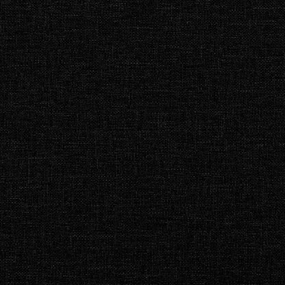 vidaXL Bed Frame without Mattress Black Super King Fabric