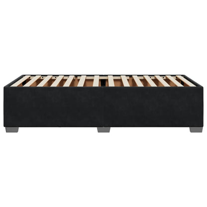 vidaXL Bed Frame without Mattress Black 90x190 cm Single Velvet