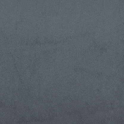 vidaXL Bed Frame without Mattress Dark Grey Super King Velvet