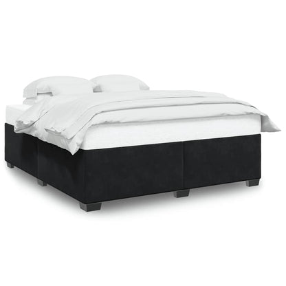 vidaXL Bed Frame without Mattress Black Super King Velvet (UK/IE/FI/NO only)
