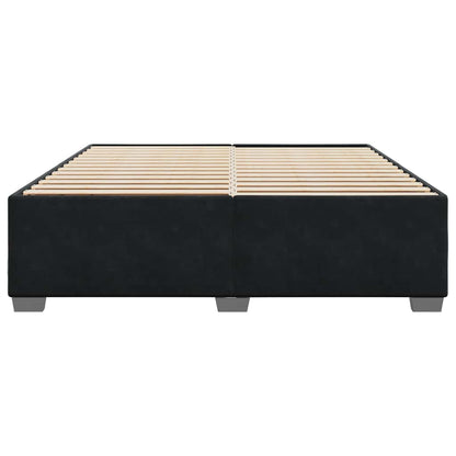 vidaXL Bed Frame without Mattress Black Super King Velvet (UK/IE/FI/NO only)
