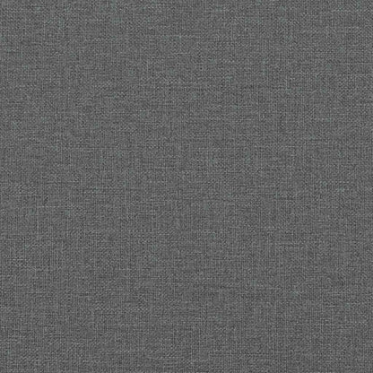 vidaXL Bed Frame without Mattress Dark Grey Double Fabric