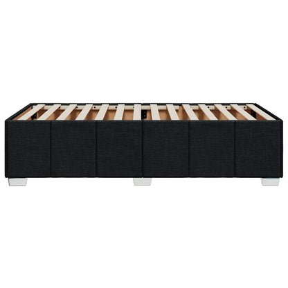 vidaXL Bed Frame without Mattress Black Single Fabric