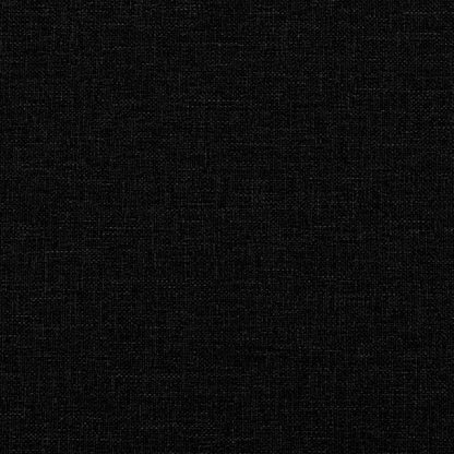 vidaXL Bed Frame without Mattress Black Double Fabric