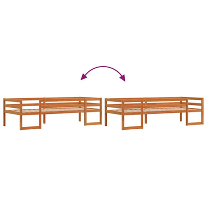 vidaXL Kids' Bed Frame without Mattress Wax Brown 80x200 cm