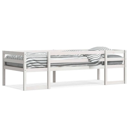 vidaXL Kids' Bed Frame without Mattress White 90x200 cm Solid Wood Pine
