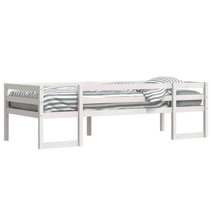 vidaXL Kids' Bed Frame without Mattress White 90x200 cm Solid Wood Pine