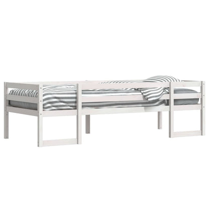 vidaXL Kids' Bed Frame without Mattress White 90x190 cm Single Solid Wood Pine