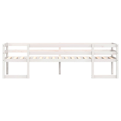 vidaXL Kids' Bed Frame without Mattress White 90x190 cm Single Solid Wood Pine
