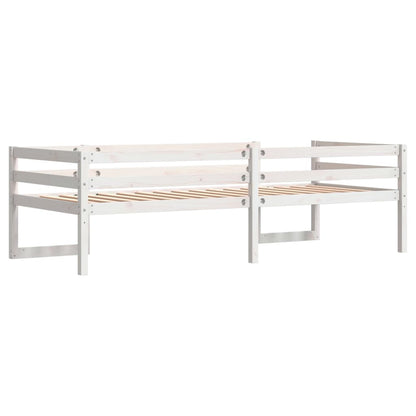 vidaXL Kids' Bed Frame without Mattress White 90x190 cm Single Solid Wood Pine