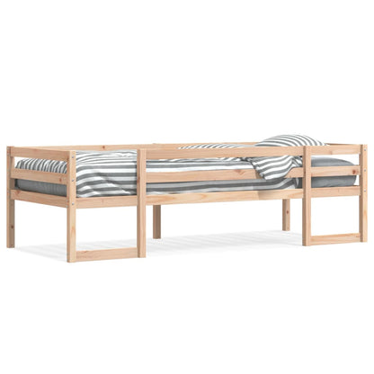 vidaXL Kids' Bed Frame without Mattress 75x190 cm Small Single Solid Wood Pine