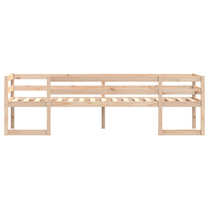 vidaXL Kids' Bed Frame without Mattress 75x190 cm Small Single Solid Wood Pine