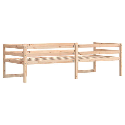 vidaXL Kids' Bed Frame without Mattress 75x190 cm Small Single Solid Wood Pine