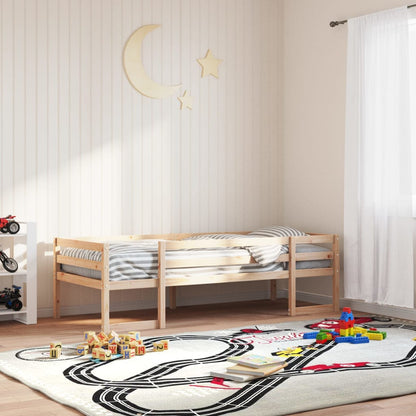 vidaXL Kids' Bed Frame without Mattress 75x190 cm Small Single Solid Wood Pine