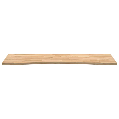 vidaXL Desk Top Untreated 140x60x2.5 cm Solid Wood Oak Rectangular