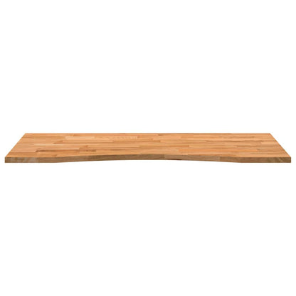 vidaXL Desk Top Light Brown 120x50x2.5 cm Solid Wood Oak Rectangular