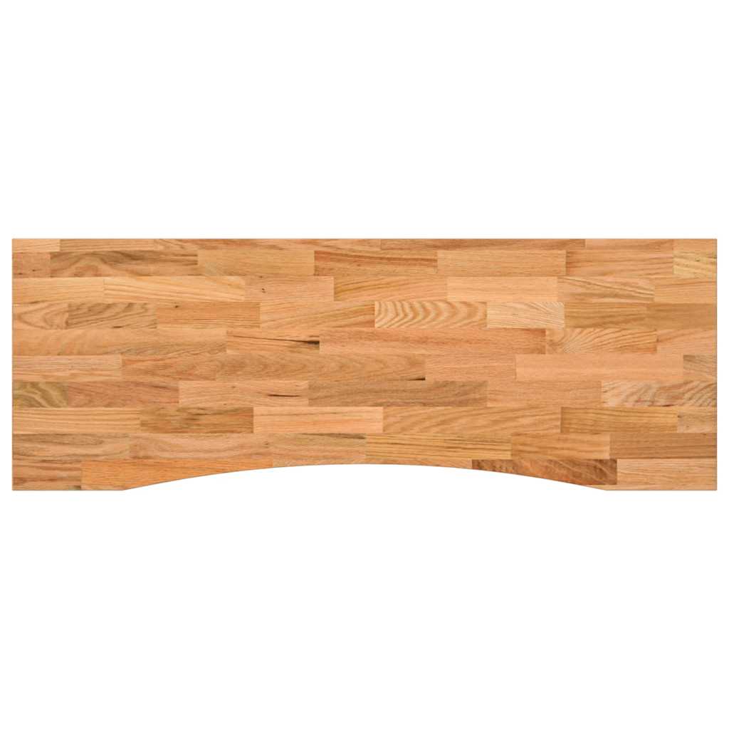 vidaXL Desk Top Light Brown 140x50x2.5 cm Solid Wood Oak Rectangular