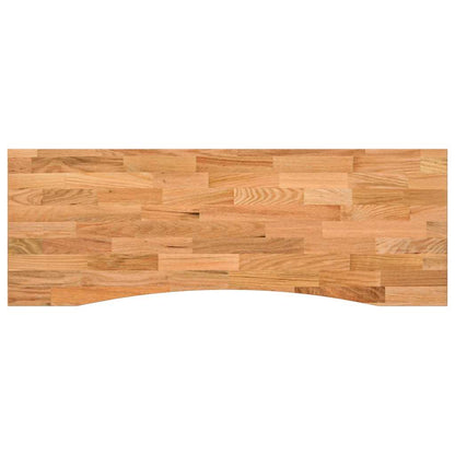 vidaXL Desk Top Light Brown 140x50x2.5 cm Solid Wood Oak Rectangular