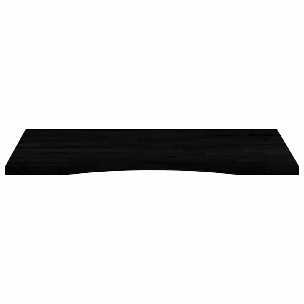 vidaXL Desk Top Dark Brown 80x50x2.5 cm Solid Wood Oak Rectangular