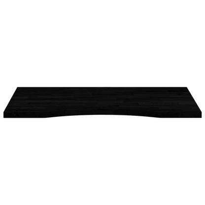 vidaXL Desk Top Dark Brown 80x50x2.5 cm Solid Wood Oak Rectangular