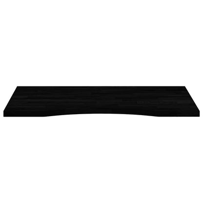 vidaXL Desk Top Dark Brown 80x60x2.5 cm Solid Wood Oak Rectangular
