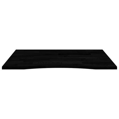 vidaXL Desk Top Dark Brown 100x80x2.5 cm Solid Wood Oak Rectangular