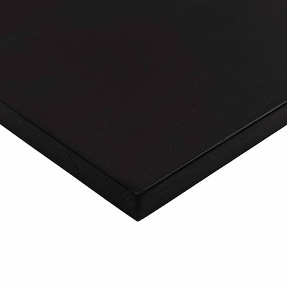 vidaXL Desk Top Dark Brown 100x80x2.5 cm Solid Wood Oak Rectangular