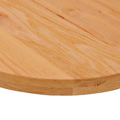 vidaXL Table Top Light Brown 100x50x4 cm Solid Wood Oak Oval