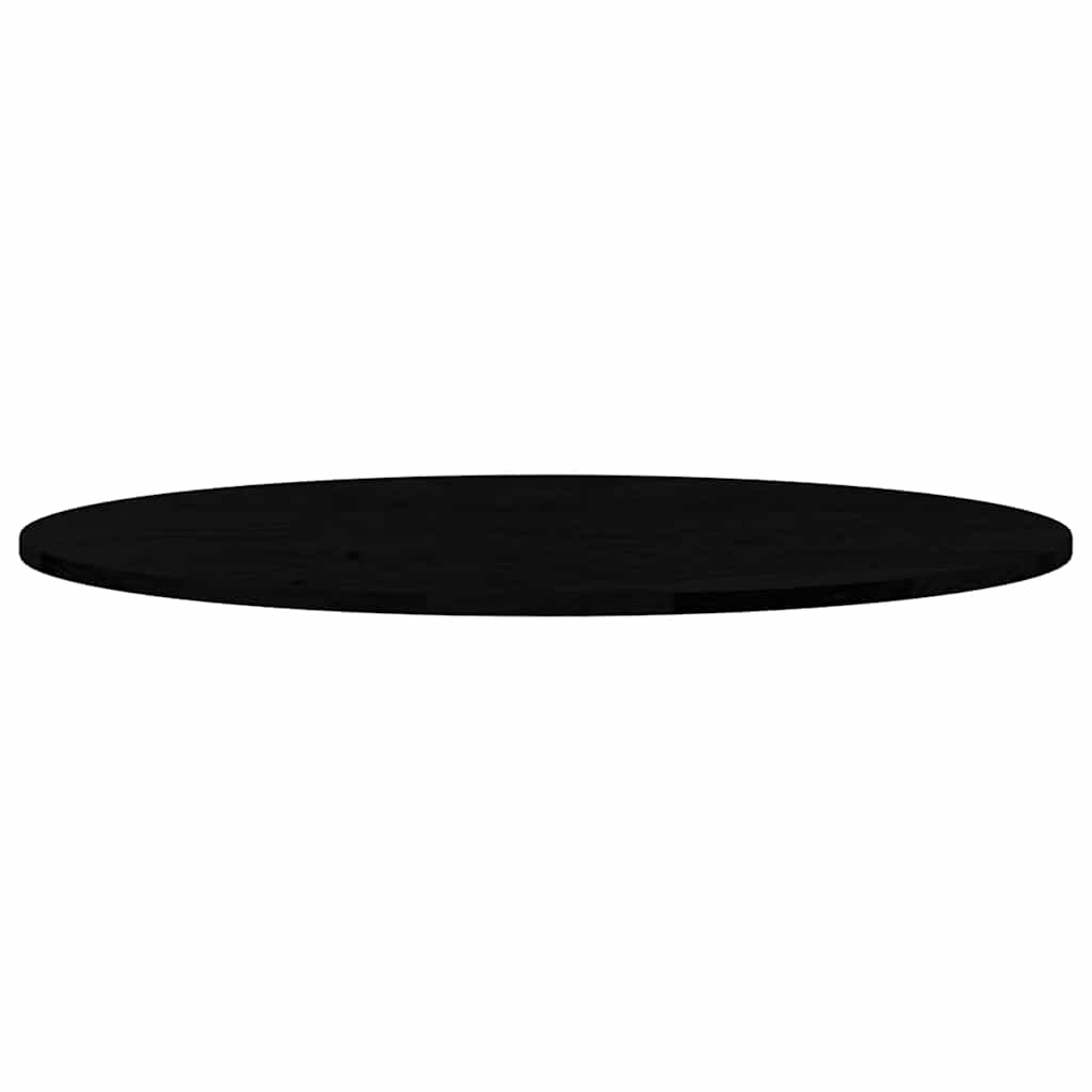 vidaXL Table Top Dark Brown 100x50x2 cm Solid Wood Oak Oval