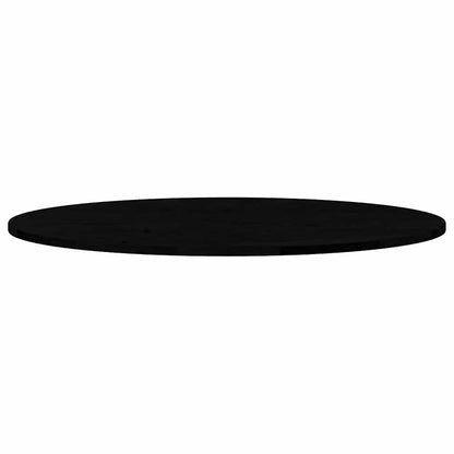 vidaXL Table Top Dark Brown 100x50x2 cm Solid Wood Oak Oval