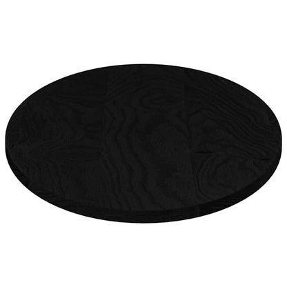 vidaXL Table Top Dark Brown 100x50x2 cm Solid Wood Oak Oval