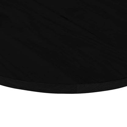 vidaXL Table Top Dark Brown 100x50x2 cm Solid Wood Oak Oval