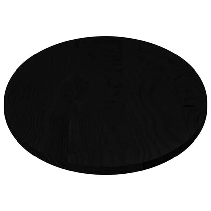 vidaXL Table Top Dark Brown 140x60x2 cm Solid Wood Oak Oval