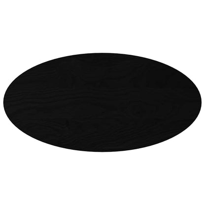 vidaXL Table Top Dark Brown 100x50x4 cm Solid Wood Oak Oval