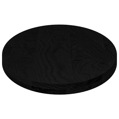 vidaXL Table Top Dark Brown 100x50x4 cm Solid Wood Oak Oval