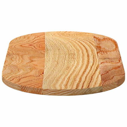 vidaXL Table Top Light Brown 80x40x2 cm Solid Wood Oak Oval
