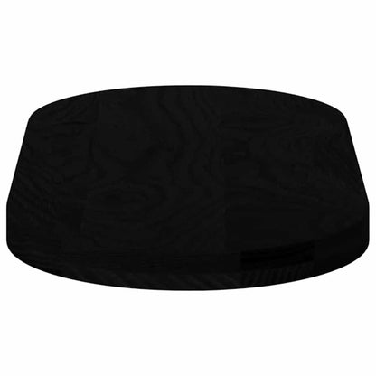 vidaXL Table Top Dark Brown 80x40x4 cm Solid Wood Oak Oval
