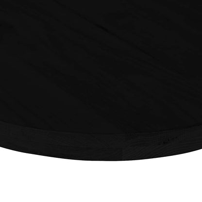 vidaXL Table Top Dark Brown 80x40x4 cm Solid Wood Oak Oval