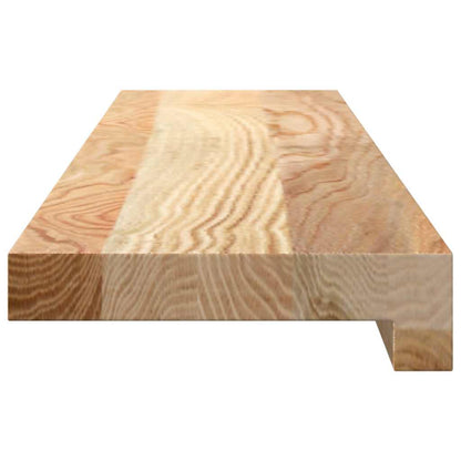 vidaXL Window Sills 2 pcs Untreated 80x15x2 cm Solid Wood Oak