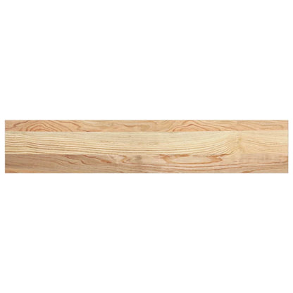 vidaXL Window Sills 2 pcs Untreated 80x15x2 cm Solid Wood Oak