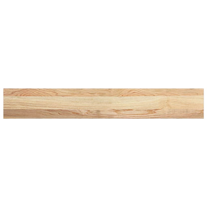 vidaXL Window Sills 2 pcs Untreated 100x15x2 cm Solid Wood Oak