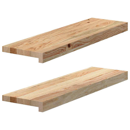 vidaXL Window Sills 2 pcs Untreated 70x20x2 cm Solid Wood Oak