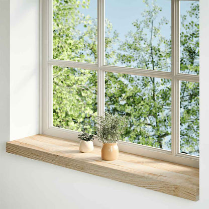 vidaXL Window Sills 2 pcs Untreated 70x20x2 cm Solid Wood Oak