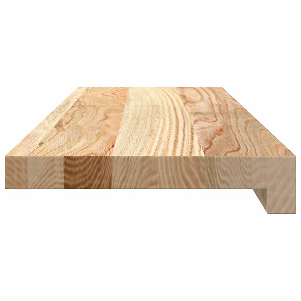 vidaXL Window Sills 2 pcs Untreated 70x20x2 cm Solid Wood Oak
