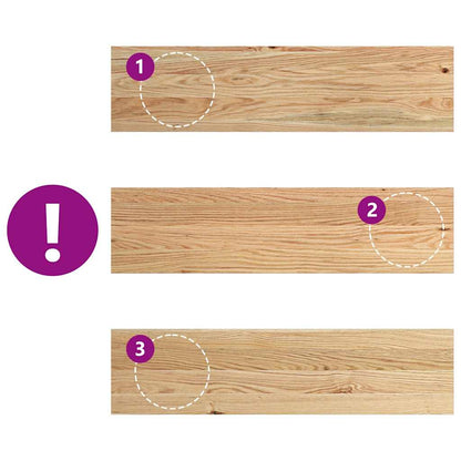 vidaXL Window Sills 2 pcs Untreated 80x20x2 cm Solid Wood Oak