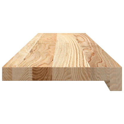 vidaXL Window Sills 2 pcs Untreated 90x20x2 cm Solid Wood Oak
