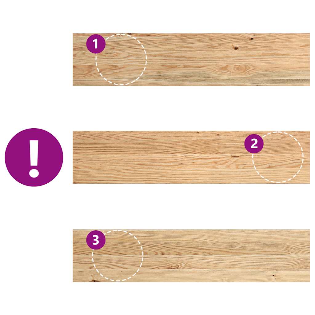 vidaXL Window Sills 2 pcs Untreated 90x20x2 cm Solid Wood Oak