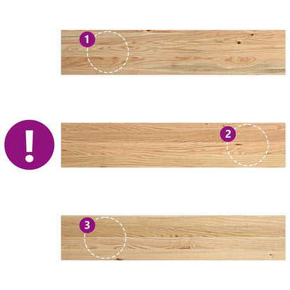 vidaXL Window Sills 2 pcs Untreated 100x20x2 cm Solid Wood Oak