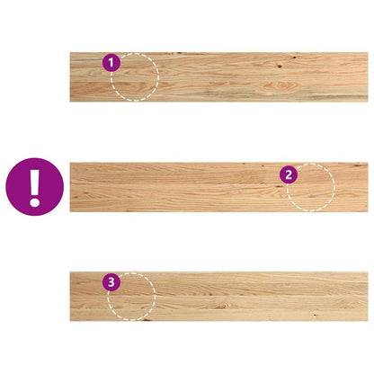 vidaXL Window Sills 2 pcs Untreated 120x20x2 cm Solid Wood Oak